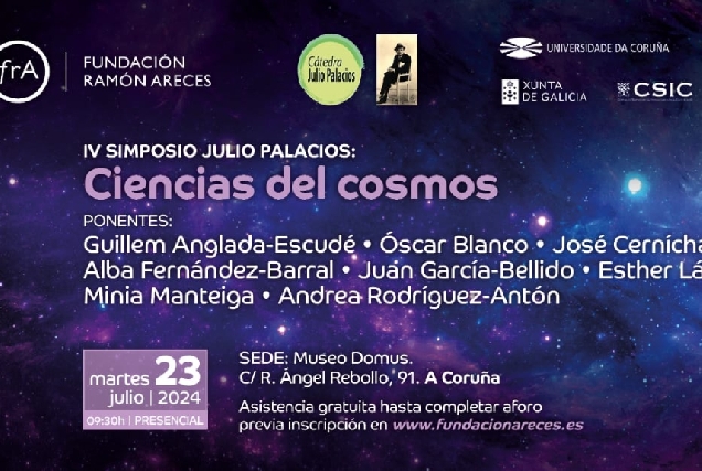 Imaxe do cartel de Ciencias del cosmos na Coruña