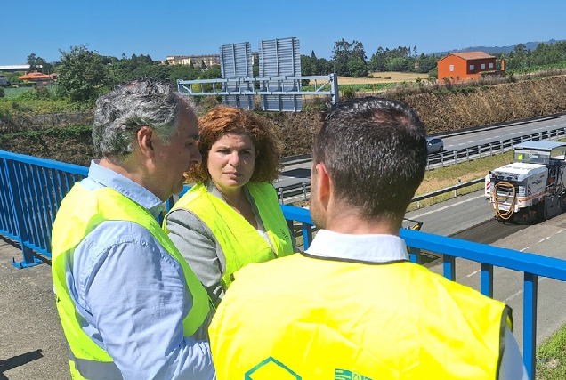 a subdelegada nas obras da autovía