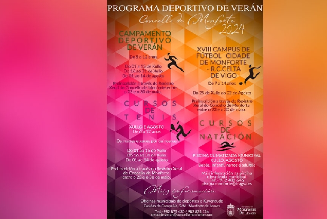 cartel-Programa-Deportivo-de-Verán-Monforte