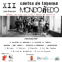 cantos de taberna mondoñedo cartel