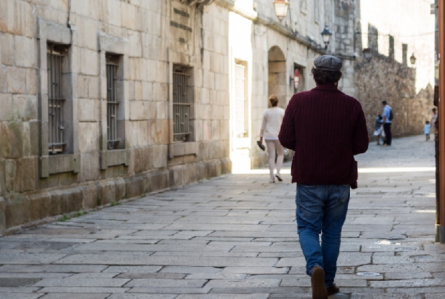 Imaxe da zona vella da Coruña