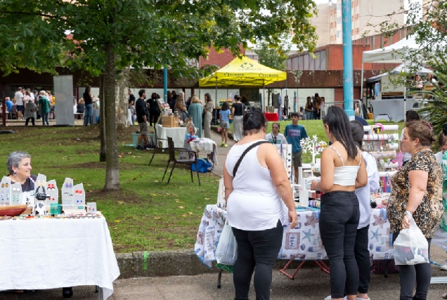 Imaxe das festas do Barrio das Flores da Coruña