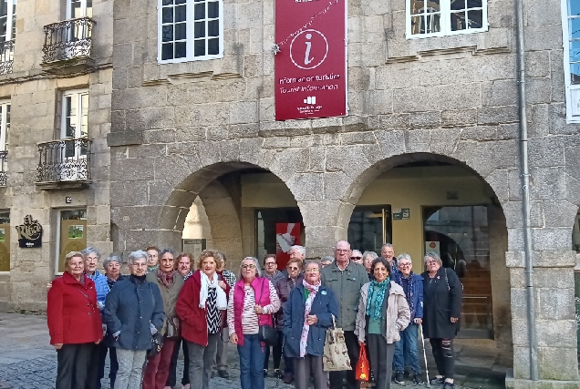 Alumnos UNED Sénior da Coruña en Lugo