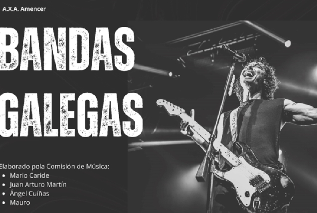 Cartel da mostra 'Bandas Galegas'