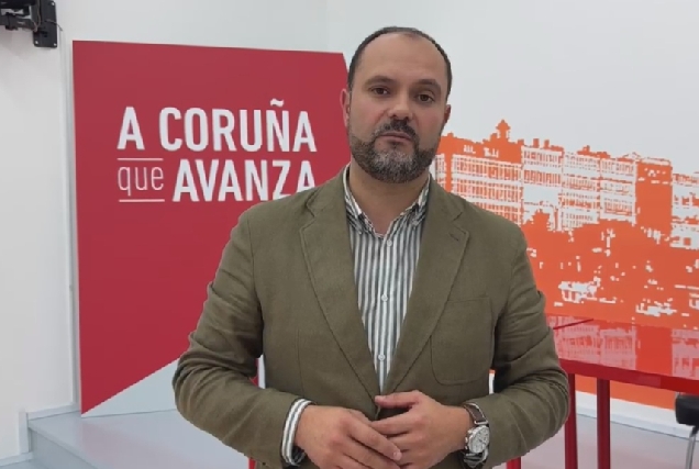 El secretario provincial, Bernardo Fernández Piñeiro, PSOE Coruña