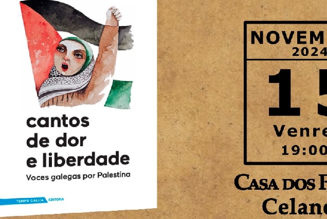 Presentación de 'Cantos de dor e liberdade. Voces galegas por Palestina'