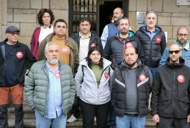 Representantes de la CIG en Ourense