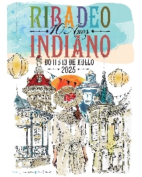 Cartel Ribadeo Indiano 2025